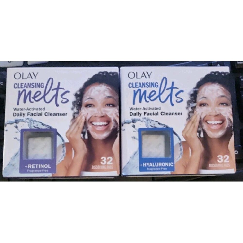 CHOOSE /  Retinol or Hyaluronic / Olay Cleansing Melts / Face Cleanser / 32 pack